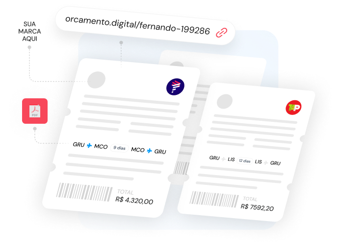Orçamento gerado pelo MilhasPix